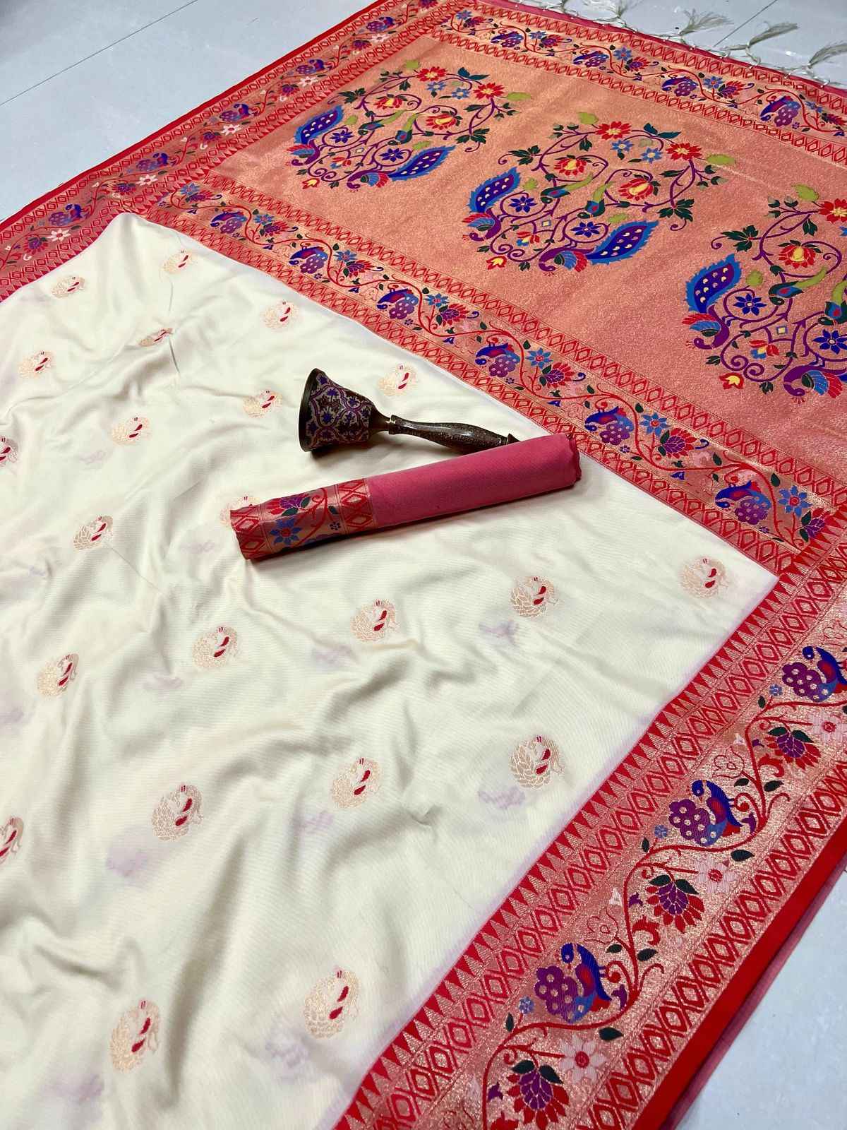 PURE SOFT KANCHIVRAM PETHANI SILK SAREE