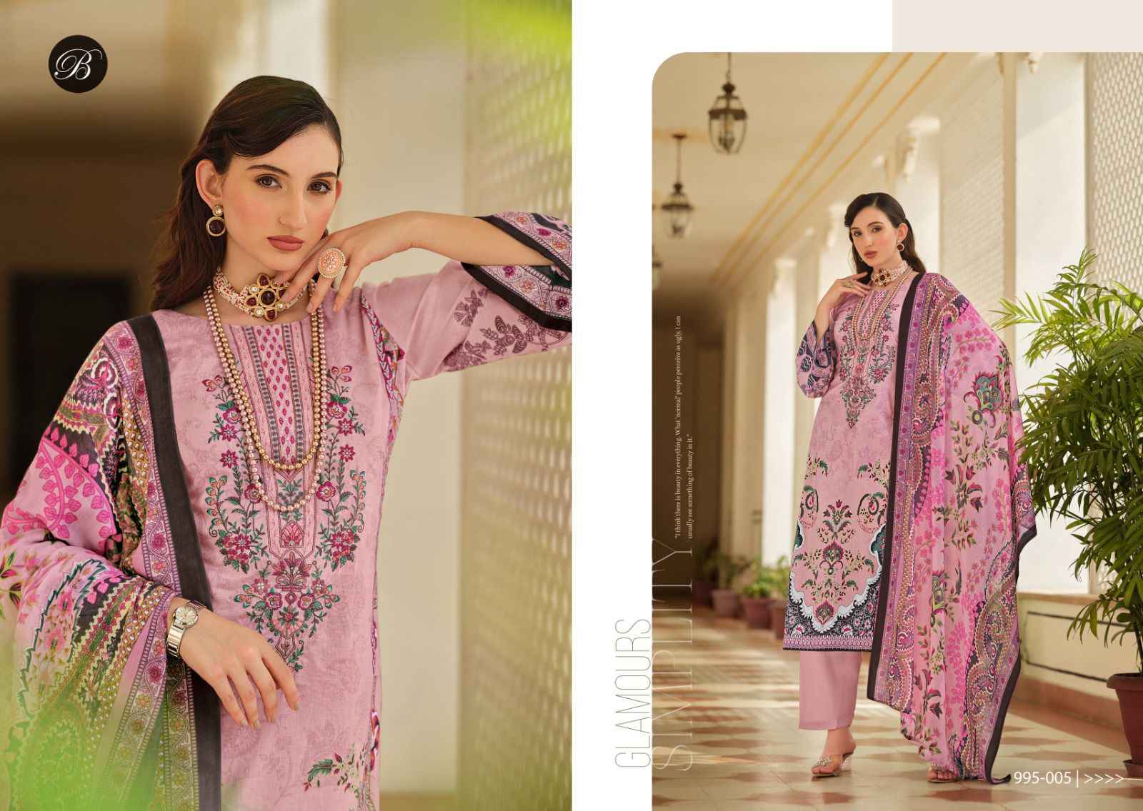 BELLIZA DESIGNER STUDIO RIWAYAT VOL 6 PURE VISCOSE RAYON DRESS MATERIAL