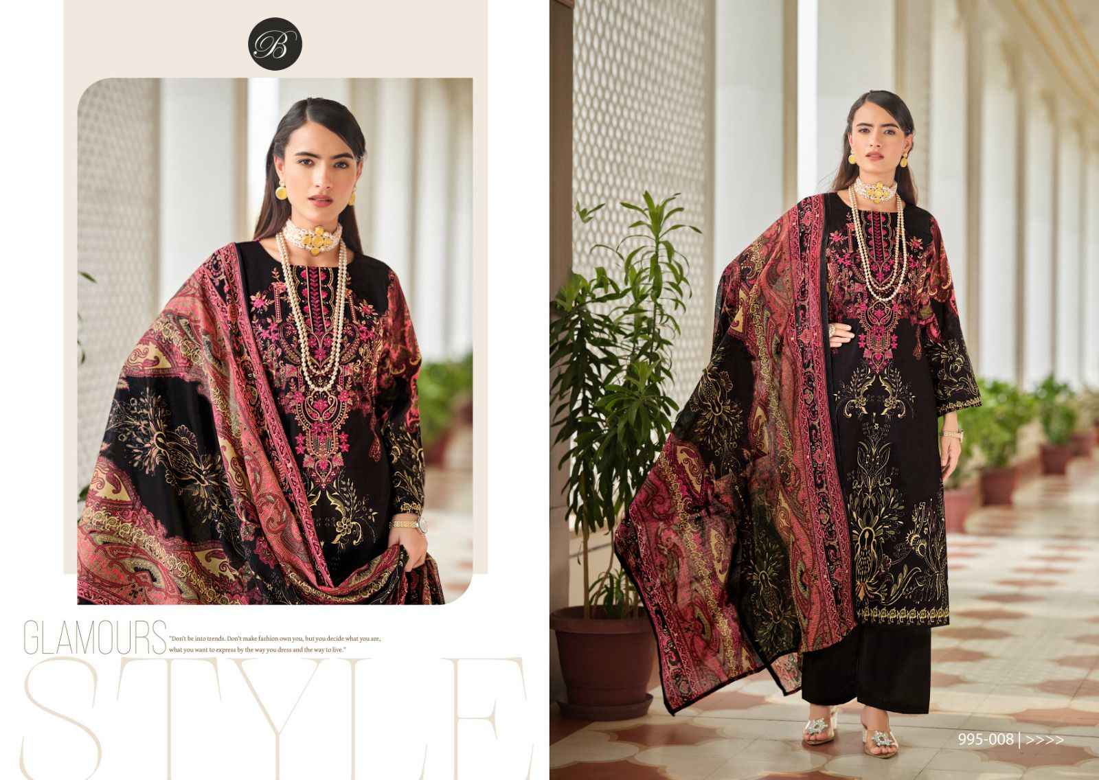 BELLIZA DESIGNER STUDIO RIWAYAT VOL 6 PURE VISCOSE RAYON DRESS MATERIAL