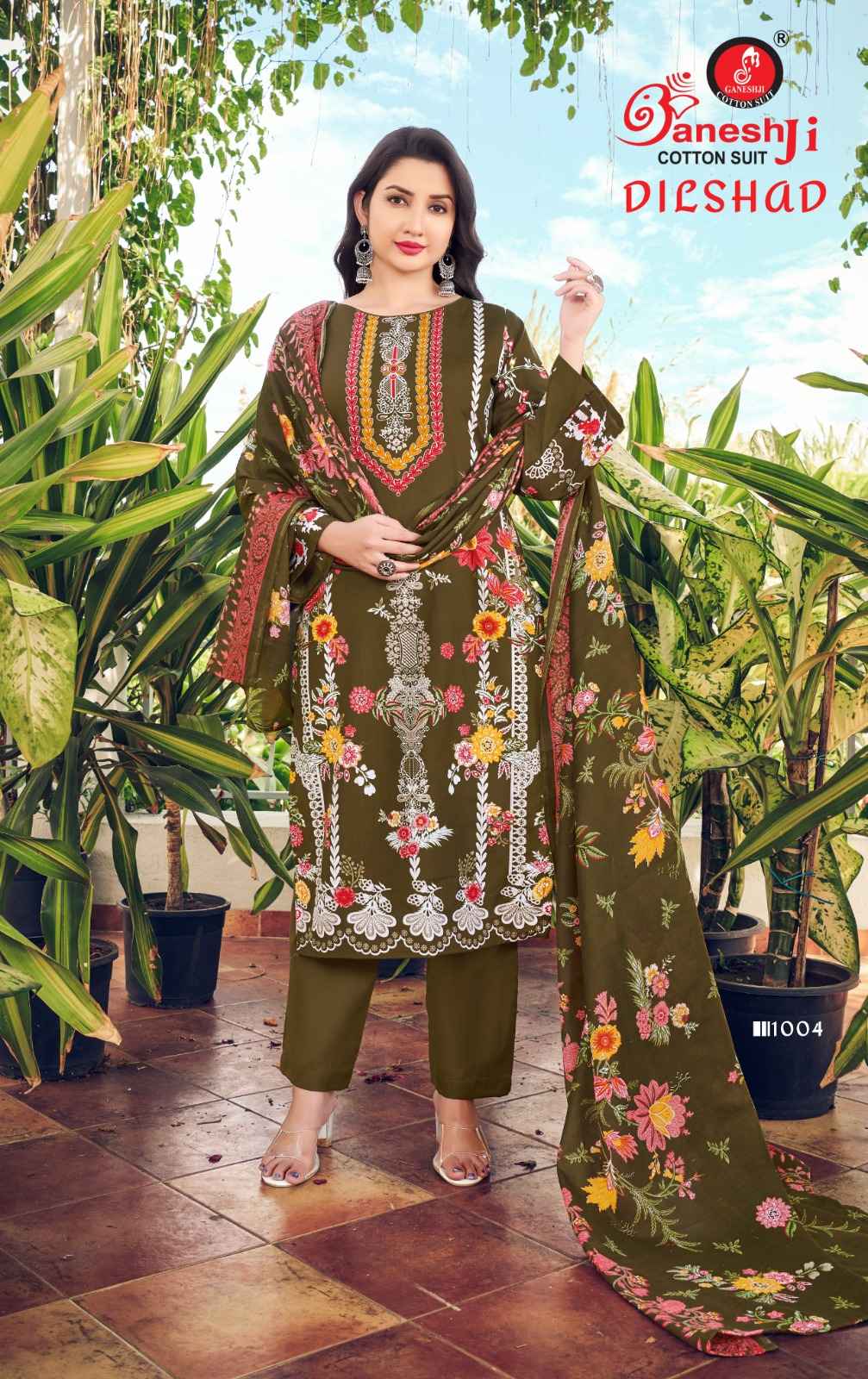 GANESHJI COTTON SUITS DILSHAD VOL-01 COTTON DRESS MATERIAL