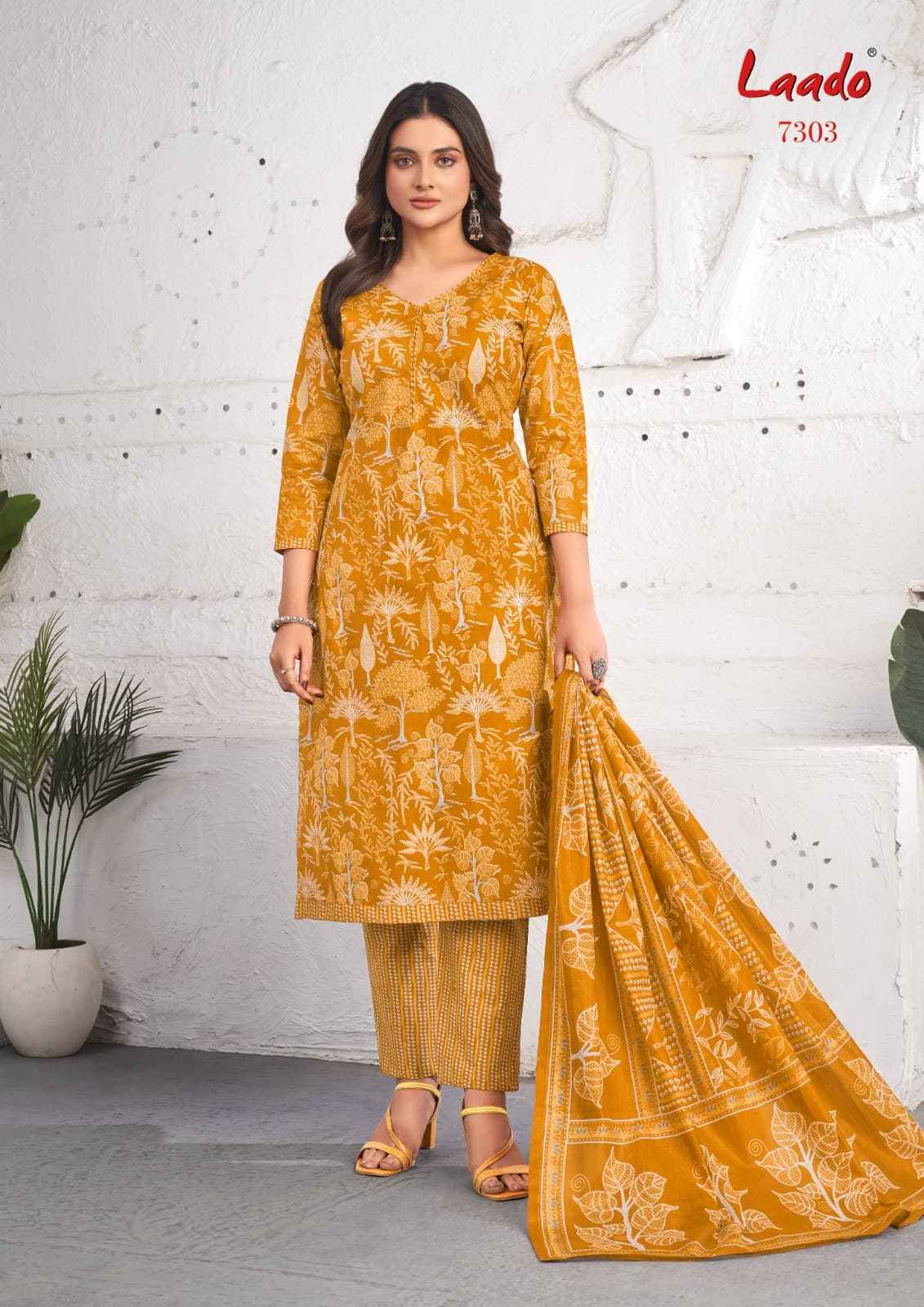 LAADO VOL-73 PURE COTTON DRESS MATERIAL