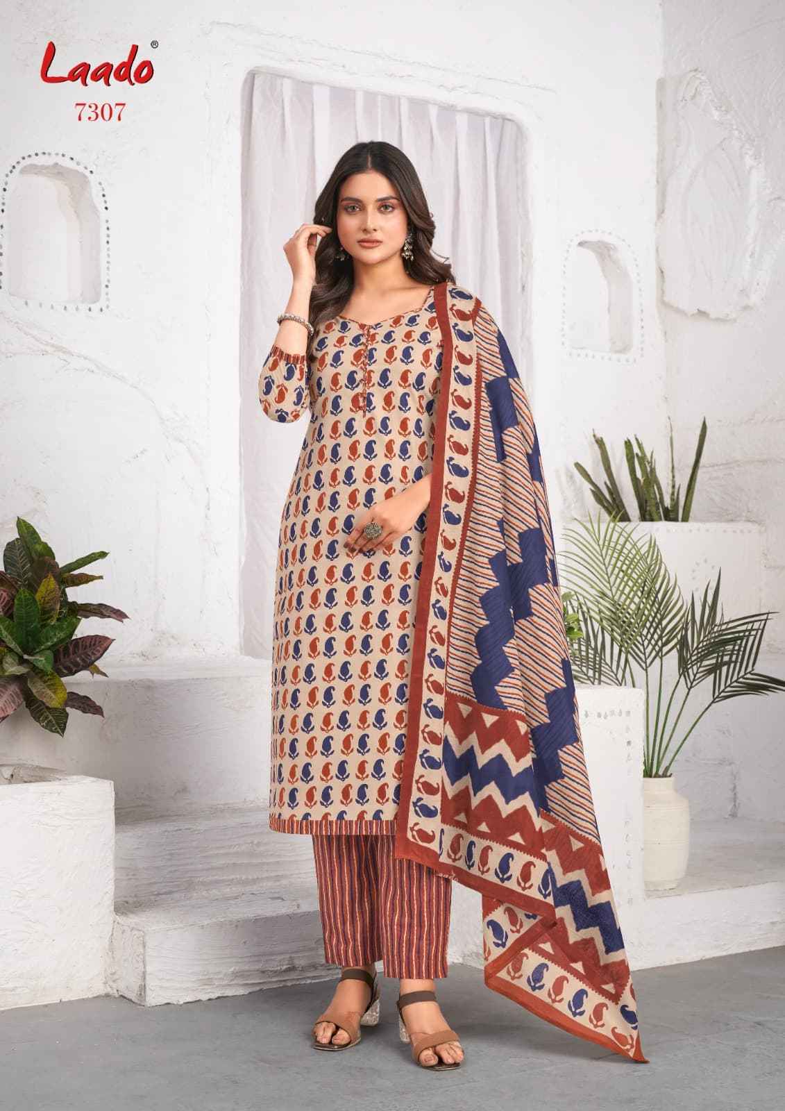 LAADO VOL-73 PURE COTTON DRESS MATERIAL