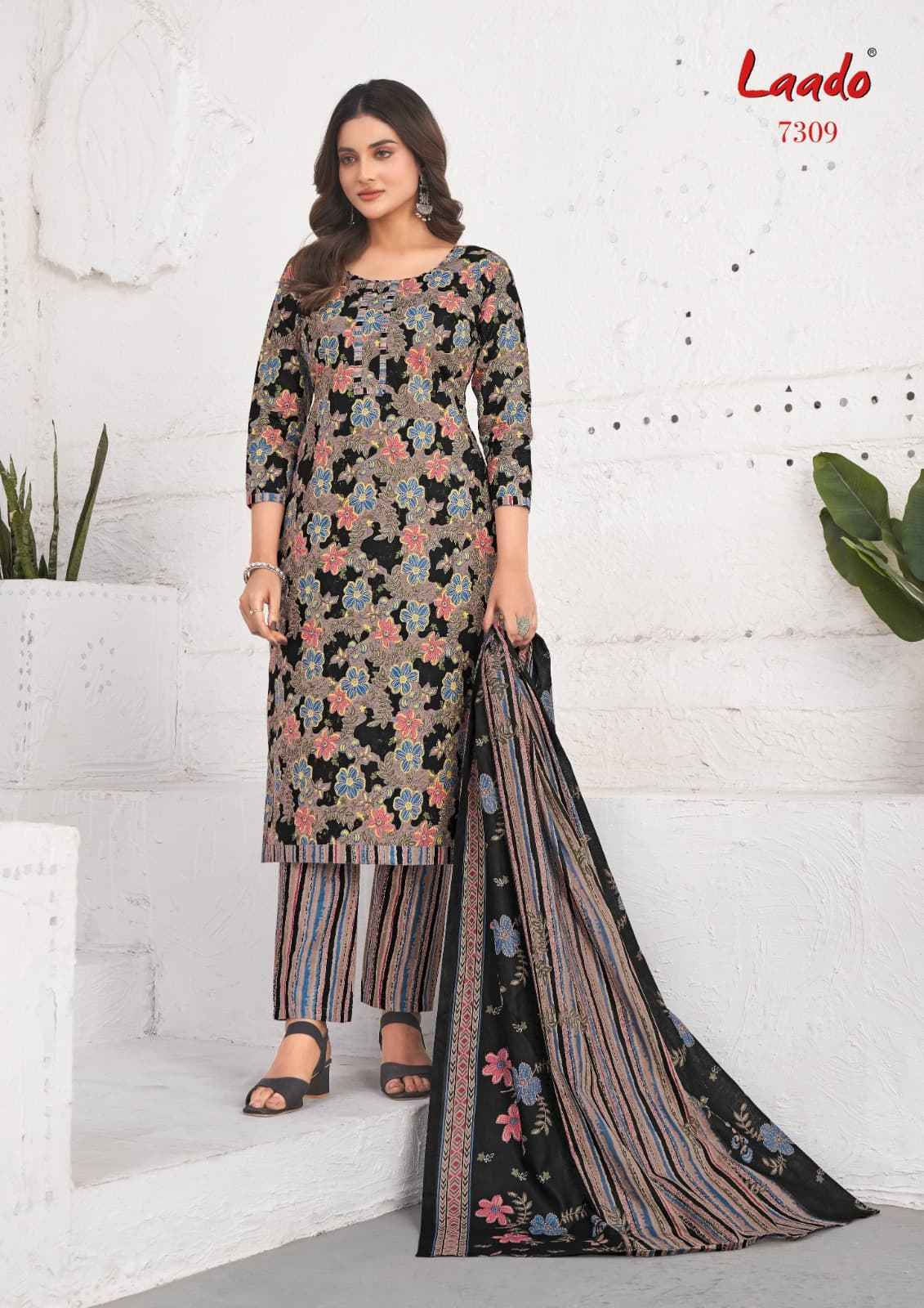 LAADO VOL-73 PURE COTTON DRESS MATERIAL