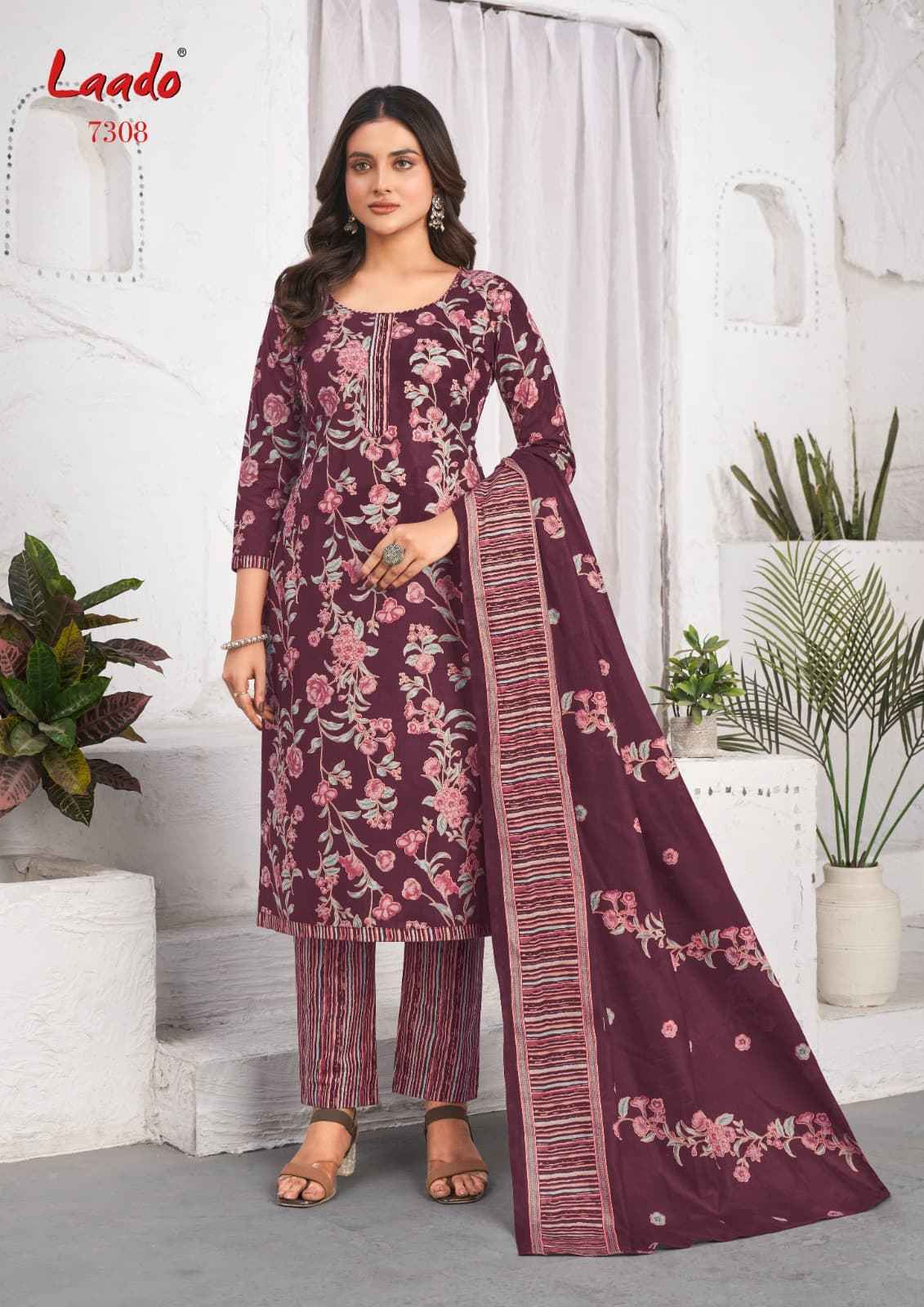 LAADO VOL-73 PURE COTTON DRESS MATERIAL