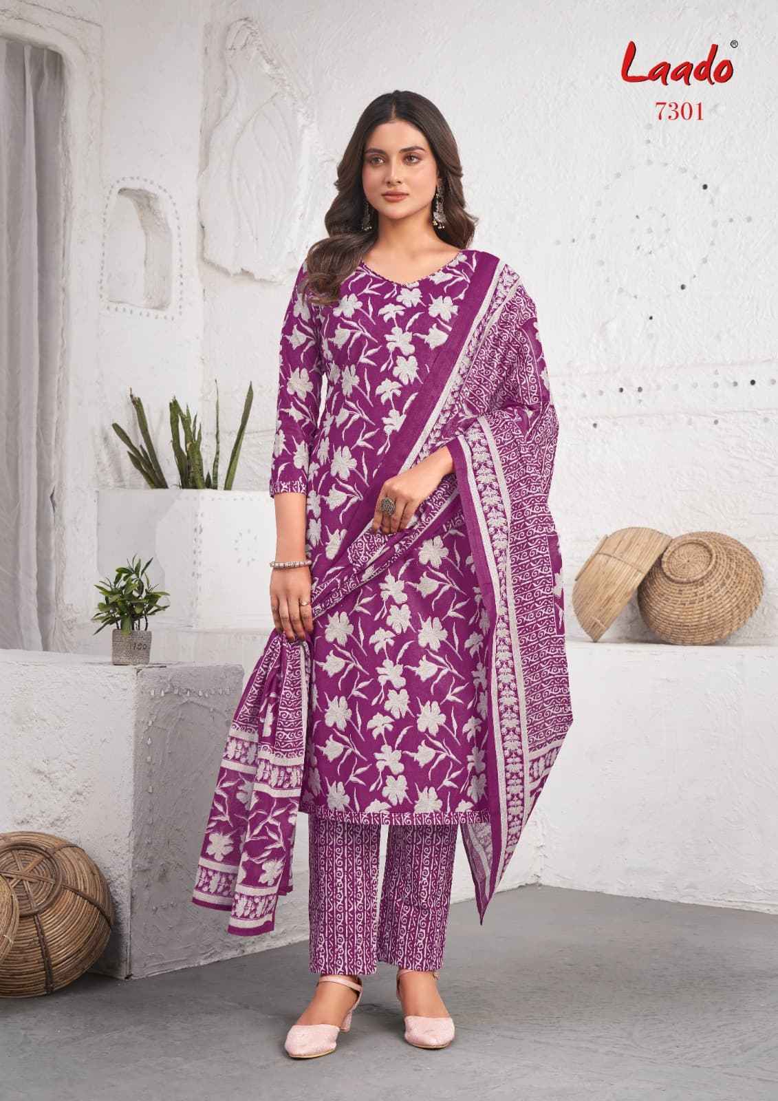 LAADO VOL-73 PURE COTTON DRESS MATERIAL