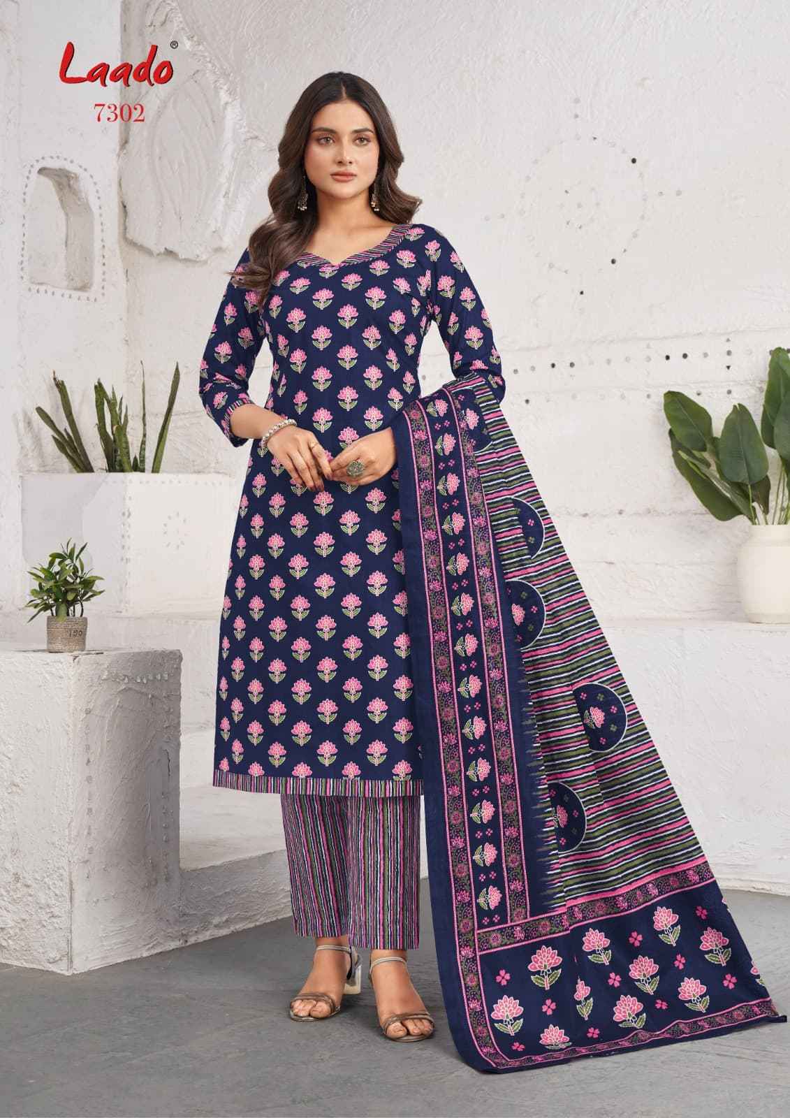 LAADO VOL-73 PURE COTTON DRESS MATERIAL