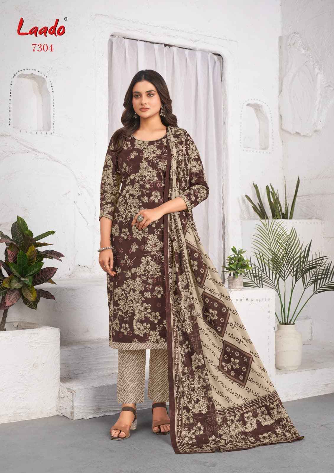 LAADO VOL-73 PURE COTTON DRESS MATERIAL