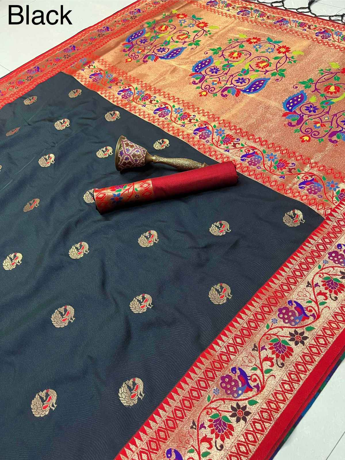 PURE SOFT KANCHIVRAM PETHANI SILK SAREE