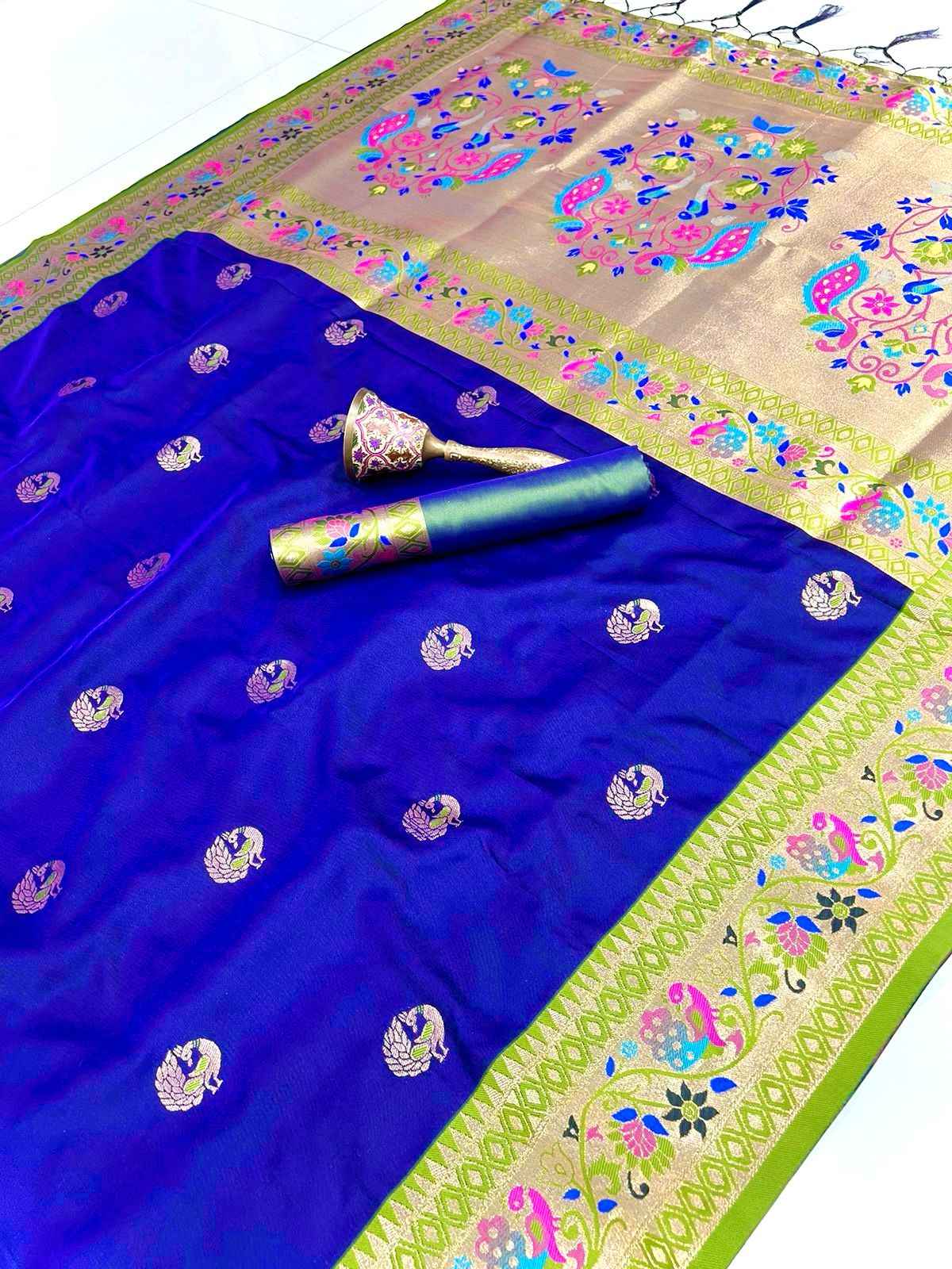 PURE SOFT KANCHIVRAM PETHANI SILK SAREE