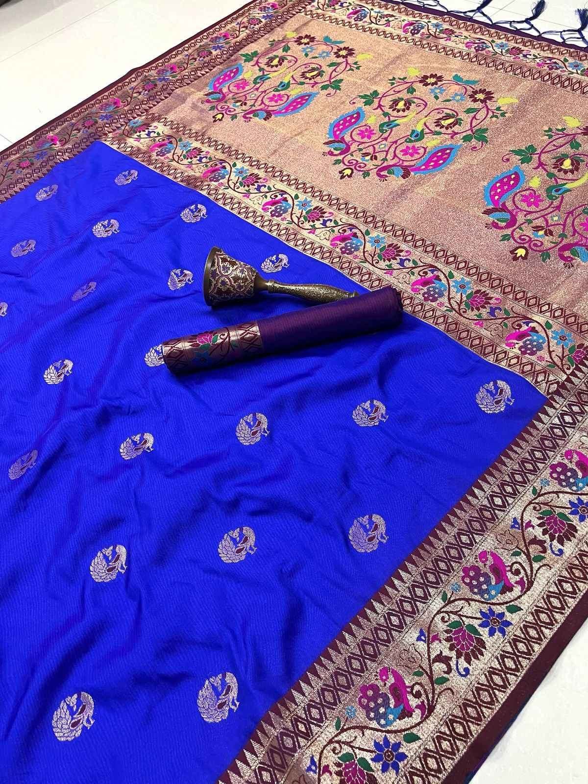 PURE SOFT KANCHIVRAM PETHANI SILK SAREE