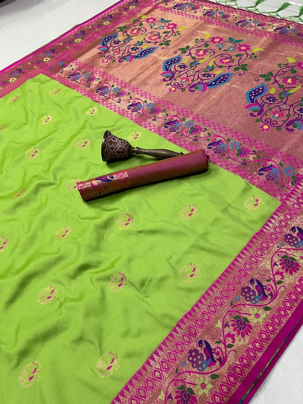 PURE SOFT KANCHIVRAM PETHANI SILK SAREE