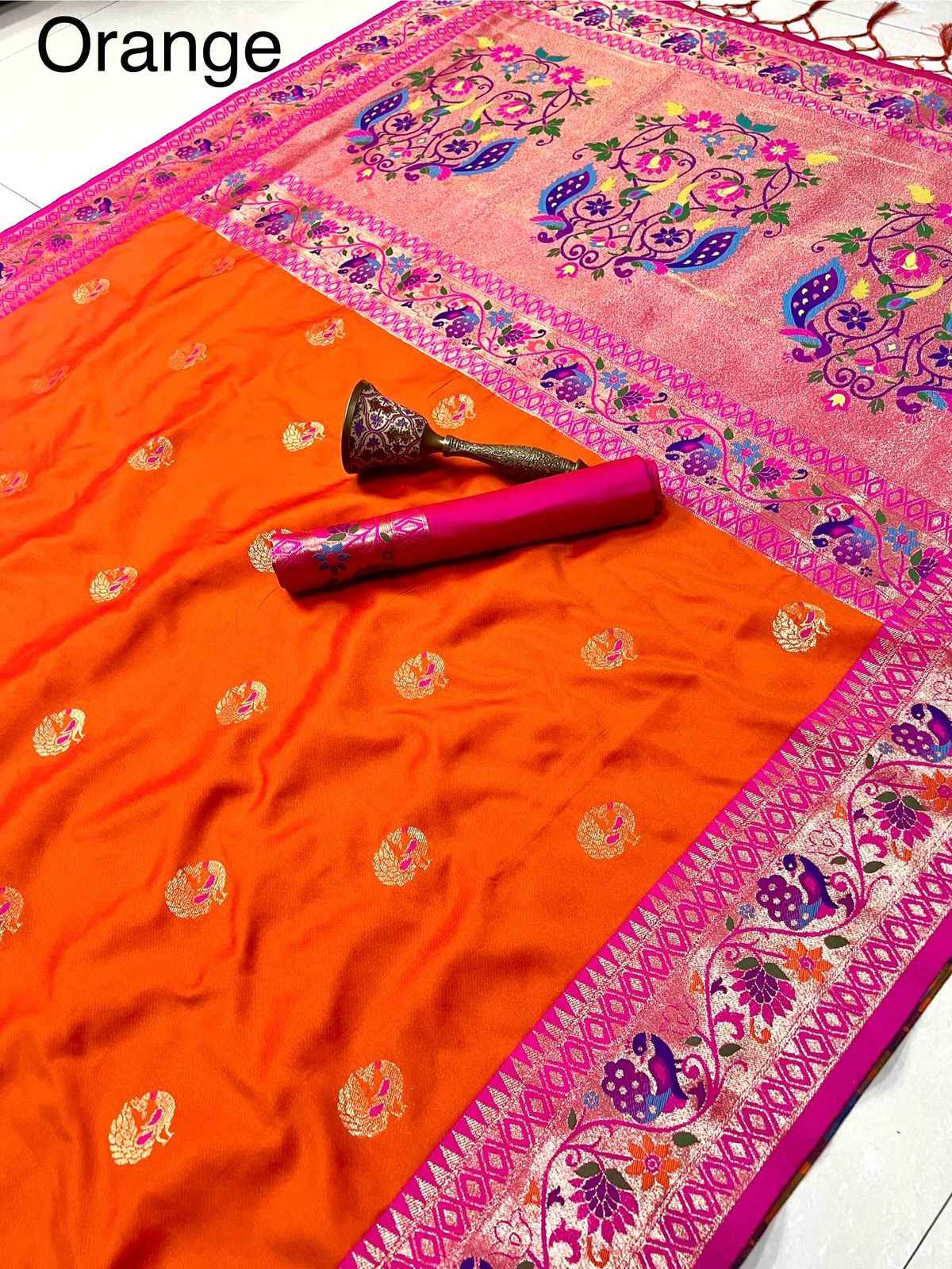 PURE SOFT KANCHIVRAM PETHANI SILK SAREE